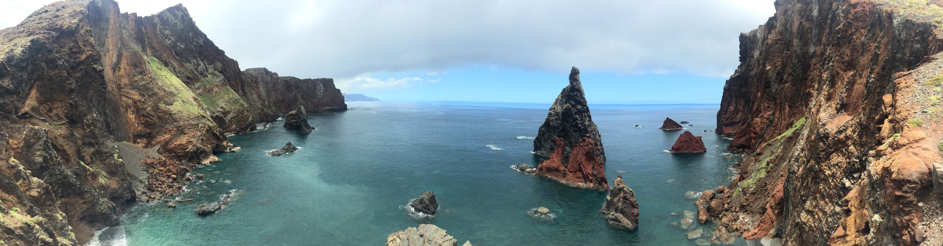 Lush green Madeira island landscape